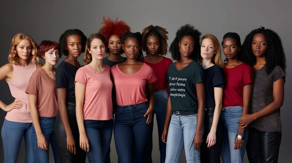 T-shirt pour femme : choisir selon votre morphologie